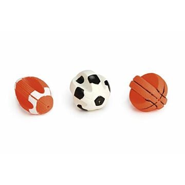 Sportbal Vinyl klein L10cm Ass