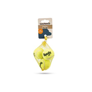 Hondenspeelgoed piepende tennisbal 3 stuks