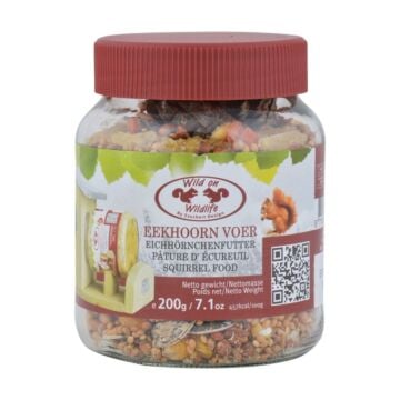 Eekhoorn voer pot 200g