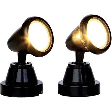 Lemax Round Spot Light, set van 2, B/O (4.5V)
