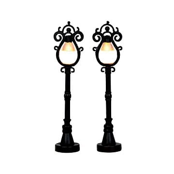 Lemax Parisian Street Lamp, set van 2, B/O (4.5V)