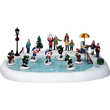 Lemax Hockey in the Park, met 4.5V Adapter Lemax Hockey in the Park, met 4.5V Adapter