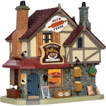 Lemax Upper Crust Pastries & Coffee Cellar, B/O LED Lemax Upper Crust Pastries & Coffee Cellar, B/O LED