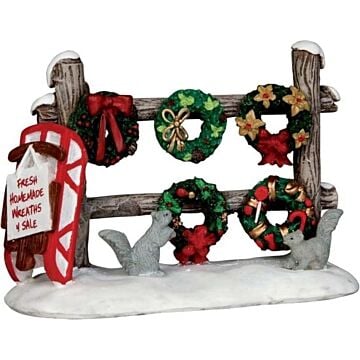 Lemax Christmas Wreaths 4 Sale