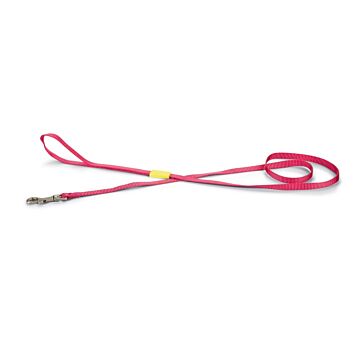 Nylon looplijn uni roze 120cm 10mm - Beeztees