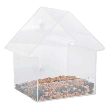 Acryl raamvoedertafel huis 15 cm