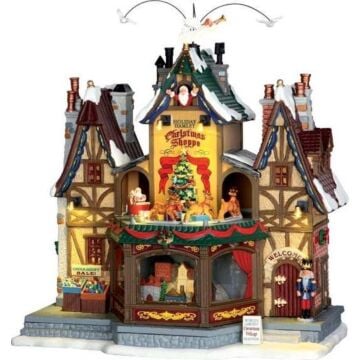 Lemax Holiday Hamlet Christmas Shoppe, met 4.5V Adapter