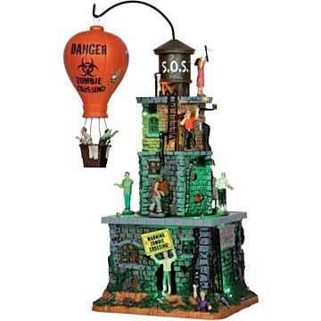 Lemax Zombie Fortress, met 4.5V Adapter