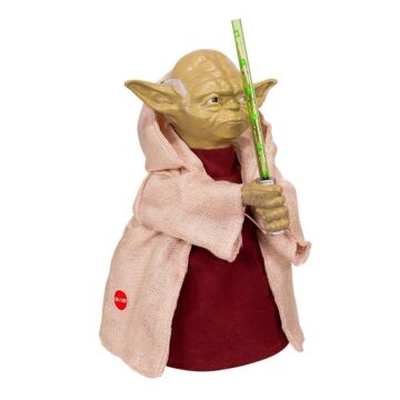 Yoda met led saber treetop 30,5 cm