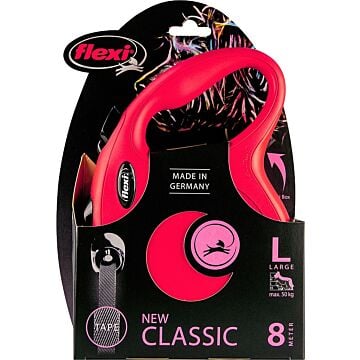 Flexi New Classic Tape Hondenriem rood L