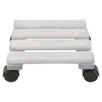 Trolley grijs vierkant Outdoor 23,9 cm