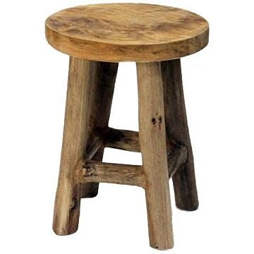 Kruk teak naturel  Ø 20 cm