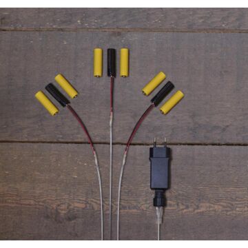 3xAA trafo 4.5V voor 3 aansluitingen met 4 meter aanloopsnoer - Anna’s Collection