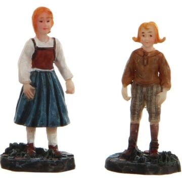 Hans en Grietje - l2,5xb2,5xh6,5cm