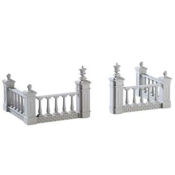 Lemax Plaza Fence, set van 4