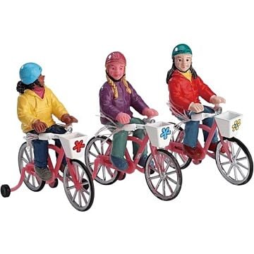 Lemax Bike Ride, set van 3