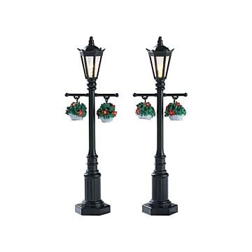 Lemax Old English Lamp Post, set van 2, B/O (4.5V)