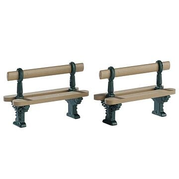 Lemax Double Seated Bench, set van 2