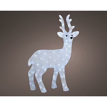 Hert LED lichtfiguur kerst outdoor h77 cm - Lumineo