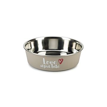 Eetbak hond first bite grijs d21 - Beeztees