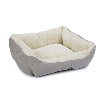 Ligbed mogina plush grijs l45b37h18cm - Beeztees