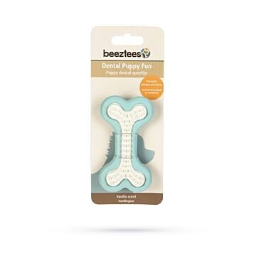 Puppy dental bot rubber groen 8 cm - Beeztees
