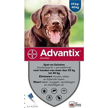 Advantix Spot-on 400/2000 – Hond 25-40 kg