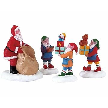 Lemax Present Procession, set van 4
