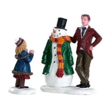 Lemax Dad's Snowman, set van 2
