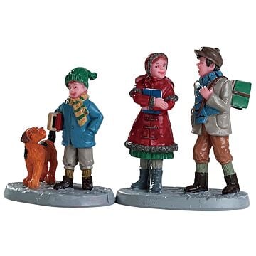 Lemax Going to School, set van 2