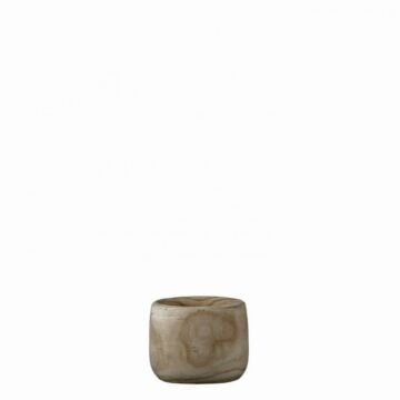Pot Pia Ø 14.5 cm licht bruin - Mica Pot Pia Ø 14.5 cm licht bruin - Mica