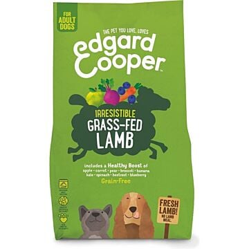Hond ADULT Vers graslam appel,wortel,r.biet&amp;bl.bes 2.5kg - Edgard &amp; Cooper