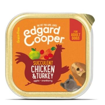 Kuipje Chicken Turkey Adult - Kip Kalkoen Appel - Edgard &amp; Cooper