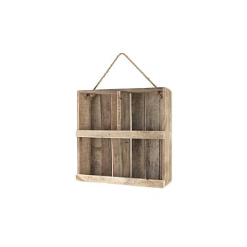 Wandhanger hout  L59B59H18cm Naturel