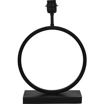 Lampvoet mat  zwart Ø 30 x 42 cm - Light & Living