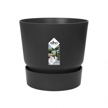 Elho Greenville rond Bloempot Living Black Ø 24.48 cm