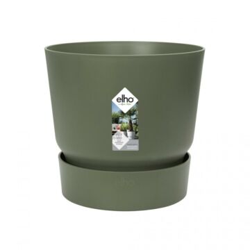 Elho Greenville rond Bloempot Blad Groen Ø 47 x H 44 cm
