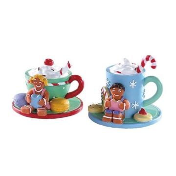 Lemax Cocoa and Cookies, set van 2