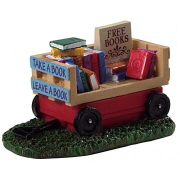 Lemax Book Wagon