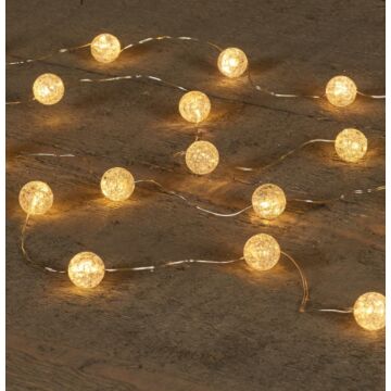 LED 20 lampjes cracking bal 2 meter