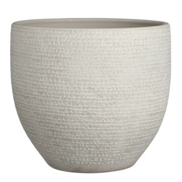 Pot carrie d29h26cm lichtgrijs - Mica