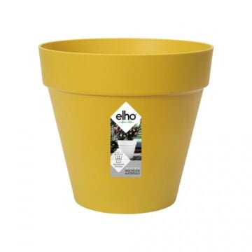 Elho Loft Urban rond Bloempot Oker Ø 19.3 x H 17.5 cm