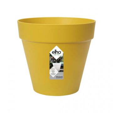 Elho Loft Urban rond Bloempot Oker Ø 28.5 x H 26 cm