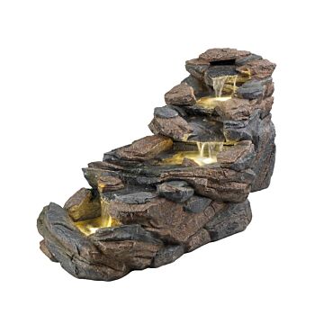 Fontein rotsen donkergrijs large