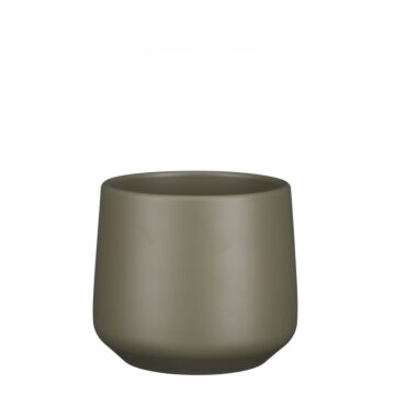 Pot amber d17h15.5cm groen - Mica