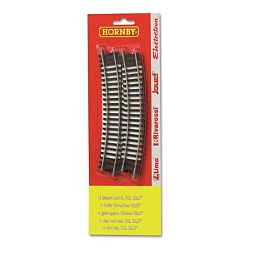 Rails Gebogen 4 Stuks 22,5°  