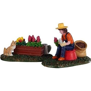 Lemax Garden Grooming, set van 2