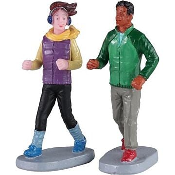 Lemax Autumn Jog, set van 2