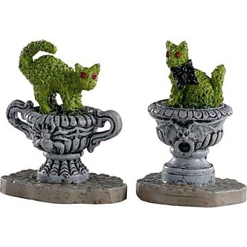 Lemax Haunted Topiary, set van 2