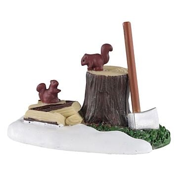 Lemax Axe and Logs